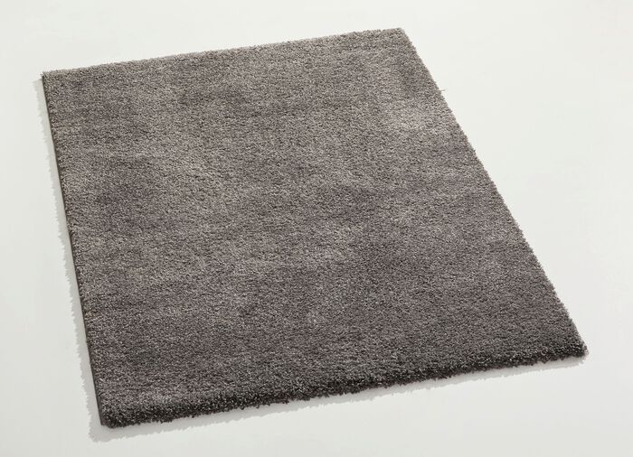 Handgetuftete Br&uuml;cken und Teppiche mit dichtem Flor ANTHRAZIT