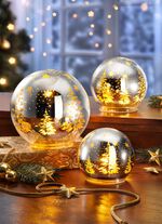 Beleuchtete Kugel, 3er-Set 