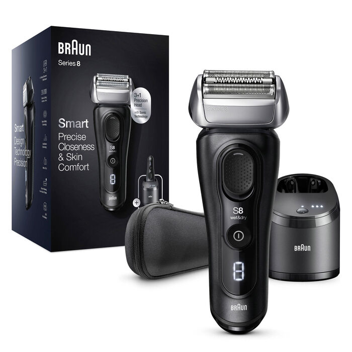 Braun Rasierer Series 8 für das nächste Level der Rasur SCHWARZ