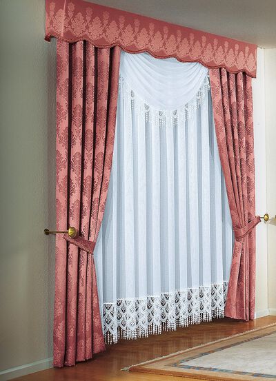 Vorhang mit Plauener Spitze 