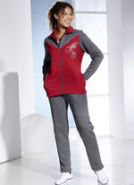 Freizeitanzug mit Glitzerpaspeln 