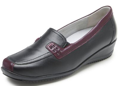 Waldl&auml;ufer, bequeme Damen-Slipper, Weite H, mit herausnehmbarem Fussbett 
