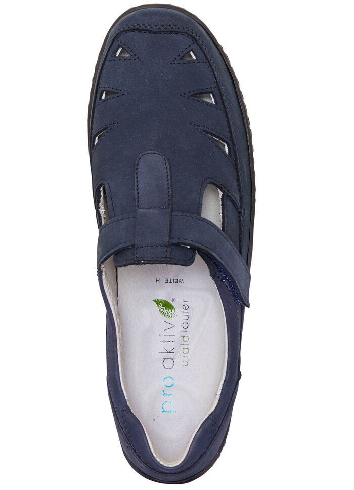 Waldl&auml;ufer, bequeme Damen-Slipper, Weite H, mit herausnehmbarem Fussbett 