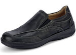 GINO GALANTE Slipper mit praktischem Wechselfussbett SCHWARZ