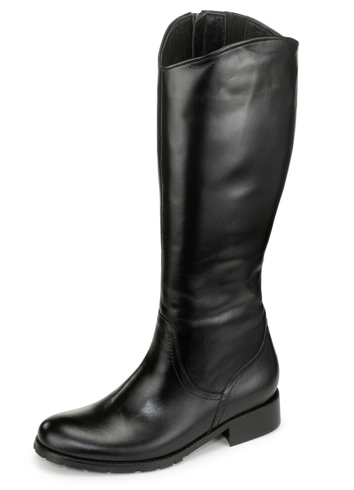 Andrea Conti Stiefel aus bestem Nappaleder SCHWARZ