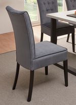 St&uuml;hle, 2er-Set, aus massivem Buchenholz GRAUBLAU