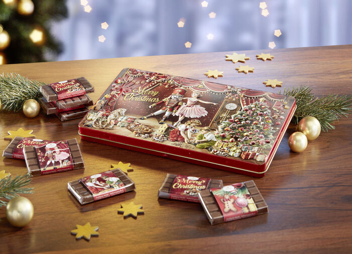 Schmuckdose Weihnachtsmärchen mit süsser Füllung 