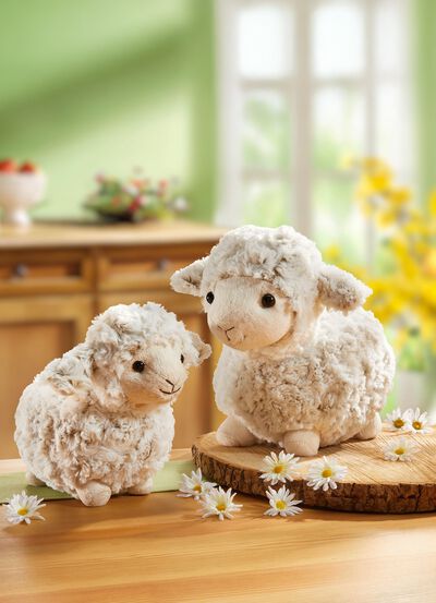 Pl&uuml;sch-Schafe im 2er-Set 
