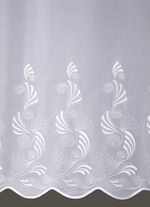 Luftiger Kleinfenster-Store mit Stangendurchzug 