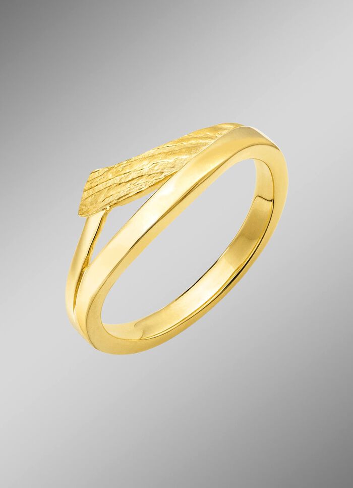 Vergoldeter Damenring aus Silber 