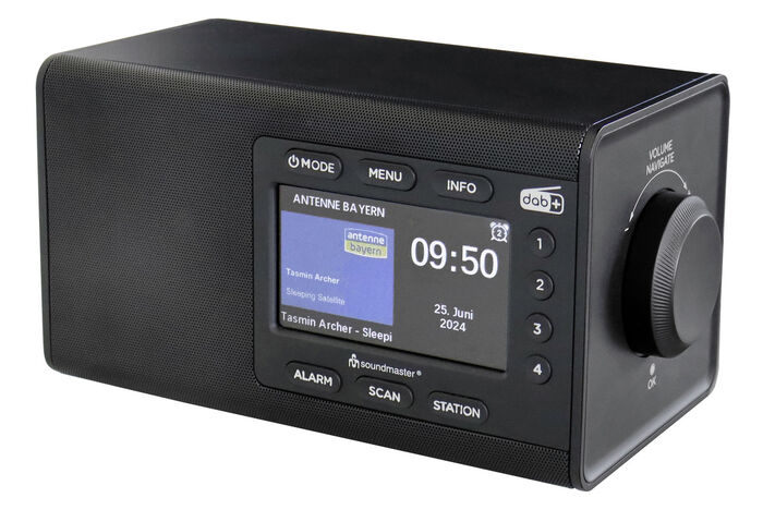 Radio mit DAB+ SCHWARZ
