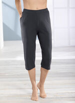 Tragangenehme Zweierpack Caprihose  1X ANTHRAZIT, 1X SCHWARZ