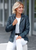 Lederkurzjacke von &laquo;Cabrini&raquo; 