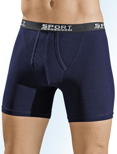 Dreierpack Pants aus Feinjersey, uni bunt 