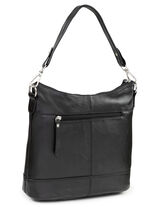 Laurina, Tasche, Damen, mit verstellbarem, abnehmbarem Umh&auml;ngeriemen SCHWARZ