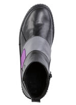 Gemini Bootie im Patchwork-Stil SCHWARZ-BUNT