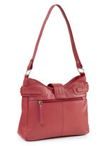 Laurina, Tasche, Damen, aus Leder RUBINROT