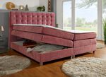 Boxspringbett mit 2 praktischen Bettk&auml;sten ROSA