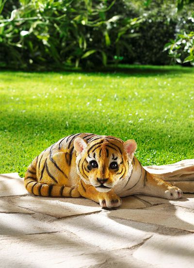 Tiger aus Polyresin 