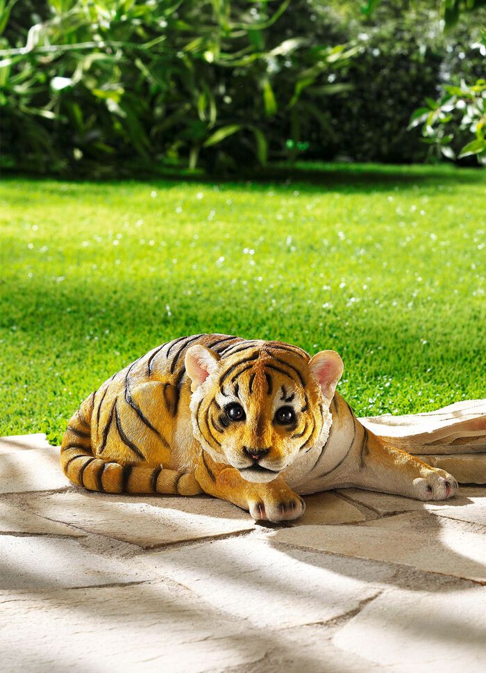 Tiger aus Polyresin 