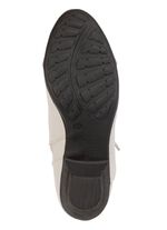 Andrea Conti, modische Damen-Stiefeletten, Winterschuhe, mit Rei&szlig;verschluss ECRU