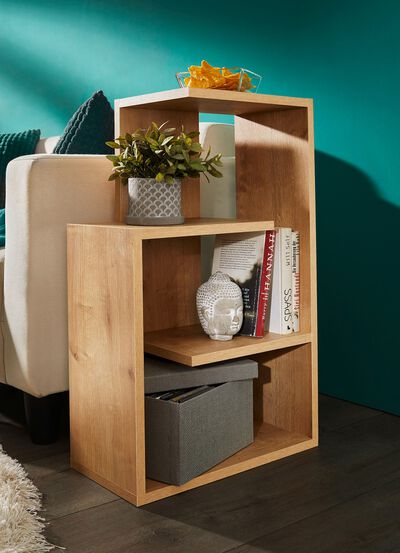 Beistelltisch, auch als B&uuml;cherregal nutzbar 