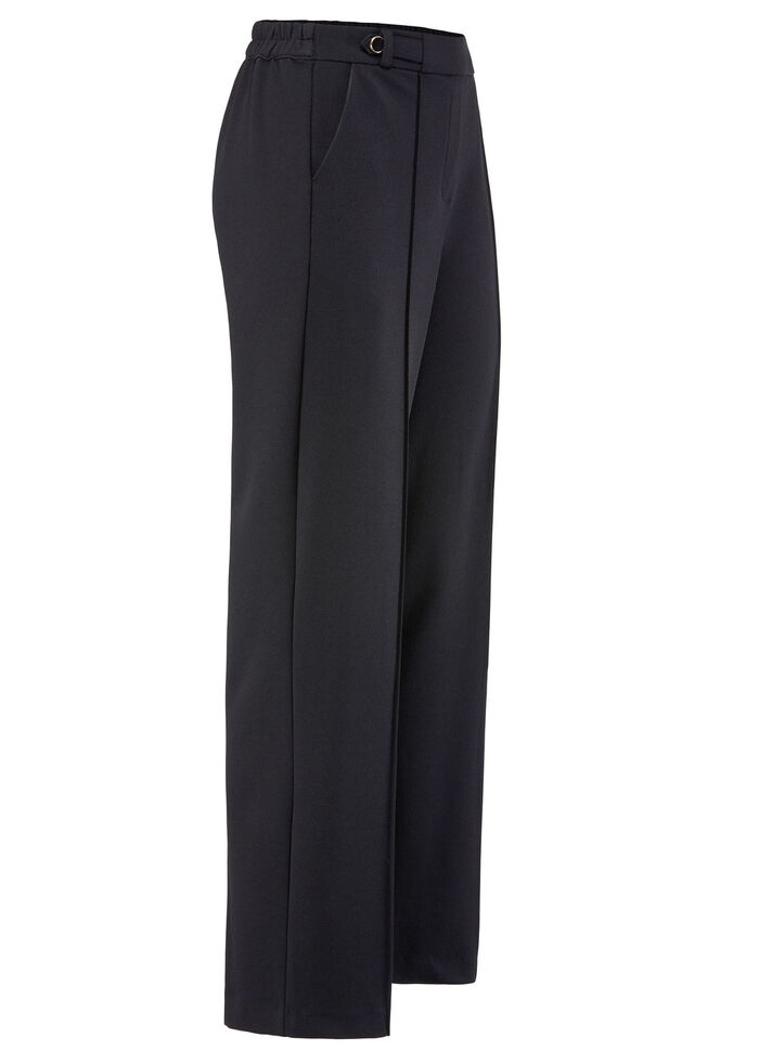 Hose in modischer Weite SCHWARZ