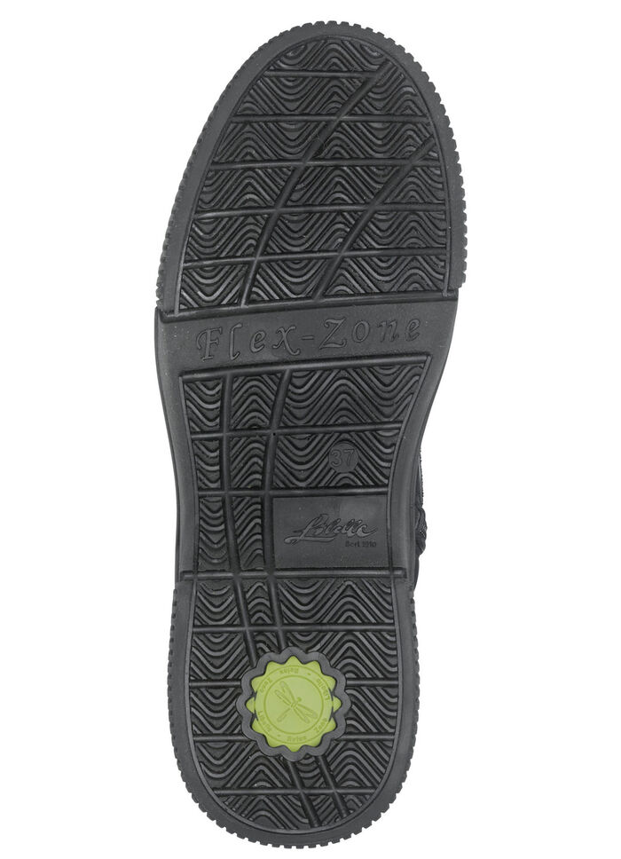 Libelle Bootie aus Nappaleder mit Zier-Reissverschluss SCHWARZ