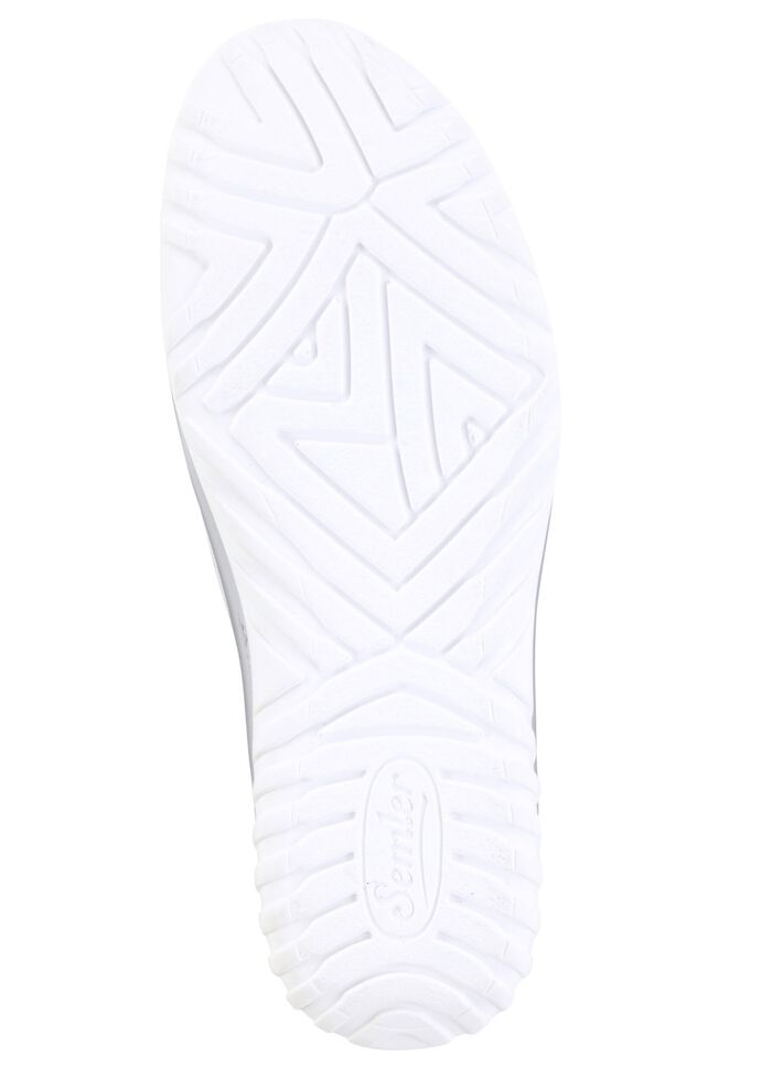 ELENA EDEN Sneaker aus genarbtem Kalbleder WEISS