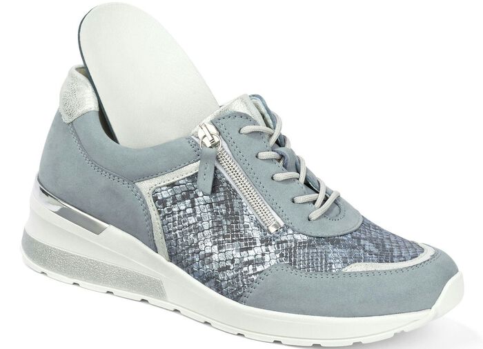 Waldl&auml;ufer, bequeme Damen-Schn&uuml;rschuhe, Weite H, mit herausnehmbarem Fussbett 