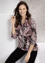 Shirt-Tunika mit farbbrillantem Druck, 