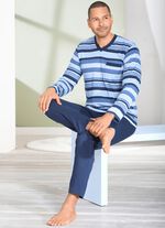 Vorteilspack: Schlafanzug und Shorty im Set, mit V-Ausschnitt 