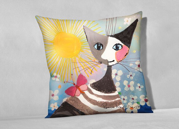 Bettwäsche-Garnitur mit Reissverschluss BUNT