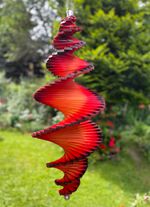 Wetterfestes Holz-Windspiel ROT