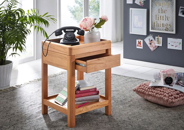 Tisch aus geöltem Massivholz KERNBUCHE