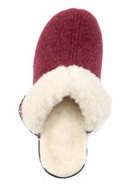 Warme Damen-Hausschuhe, Weite H, mit Wolle 