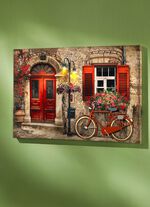 3D-Leinwandbild mit Beleuchtung 