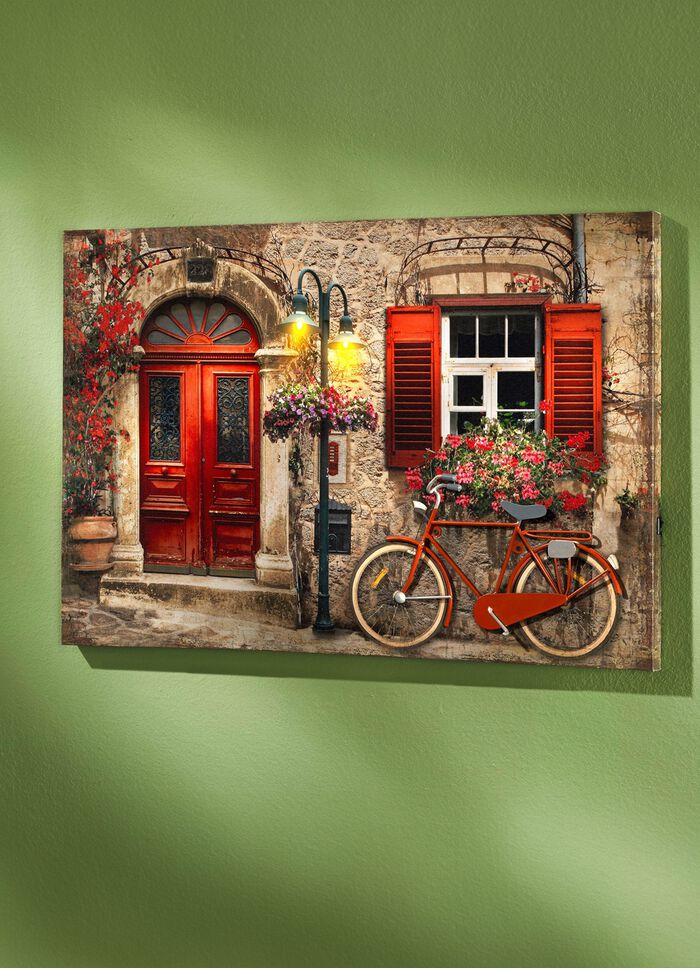 3D-Leinwandbild mit Beleuchtung 