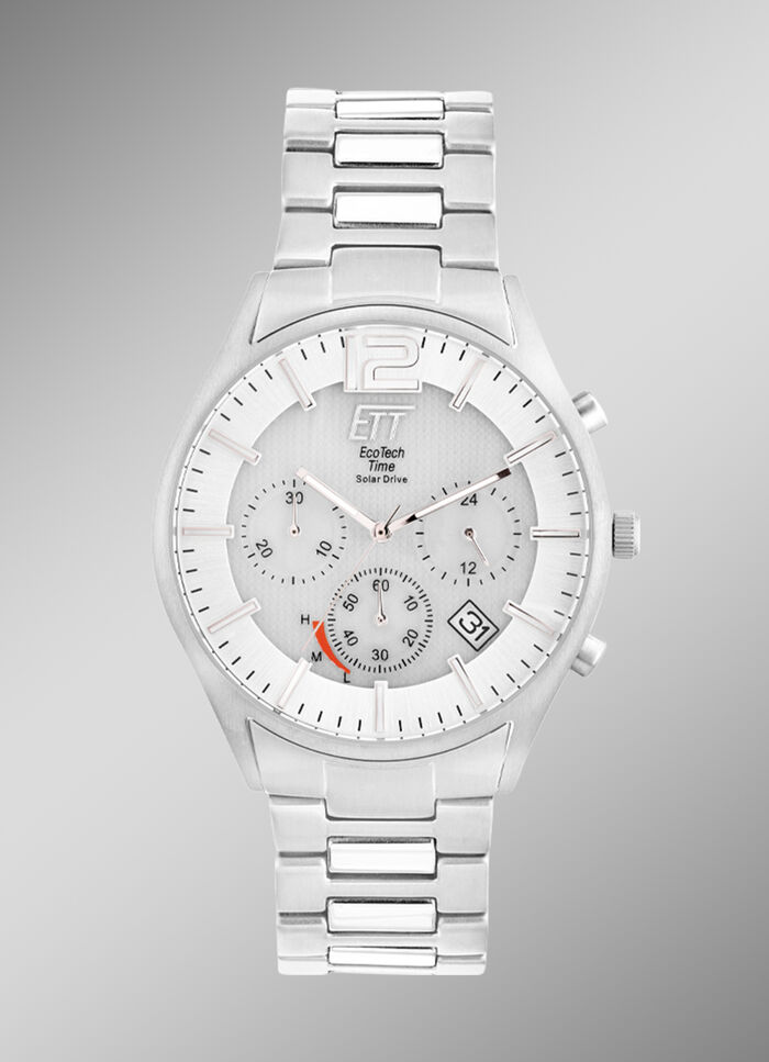 Sportlicher Solar-Herrenchronograph mit Titanbandgehäuse 