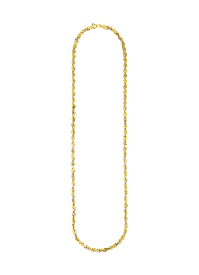 Stilvolle Kordelketten-Garnitur aus Gold 585/- fein 