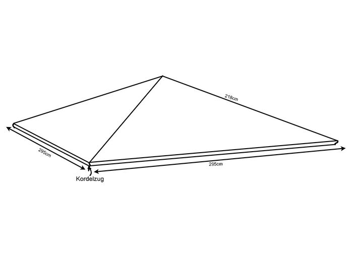 Schutzhaube als Winterabdeckung f&uuml;r Hardtop-Pavillon 