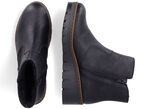 Rieker, gefütterte Damen-Stiefeletten, Winterschuhe, mit Reissverschluss SCHWARZ