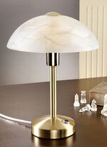 LED-Touch-Tischlampe in verschiedenen Farben MESSING