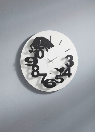 Originelle Wanduhr aus Eisen 