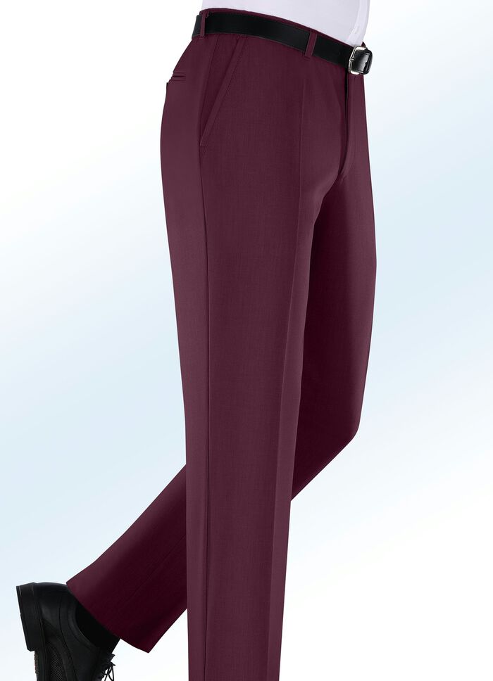 «Klaus Modelle»-Unterbauchhose mit Seitentaschen BORDEAUX