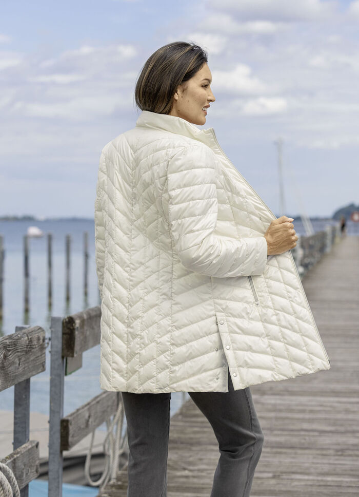 Jacke mit Rei&szlig;verschlussleiste 