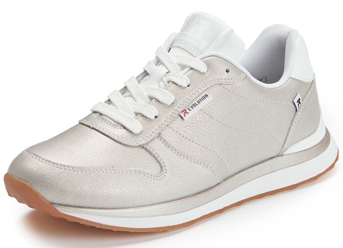 Rieker Sneaker mit MemoSoft-Textilfussbett GOLDBEIGE