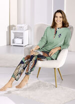 Zweierpack Schlafanzüge von Laurina mit Knopfleiste  