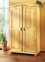 Kleiderschrank aus massiver Kiefer 
