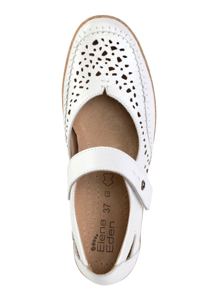 ELENA EDEN Slipper aus luftig durchbrochenem Leder 